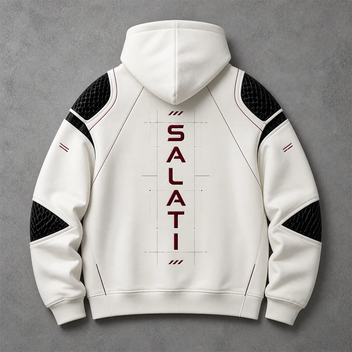 Custom Manufacturer Silk Screen Printing Patchwork Cropped Hoodie Boxy Men Fleece Streetwear Hoodie gallery 2