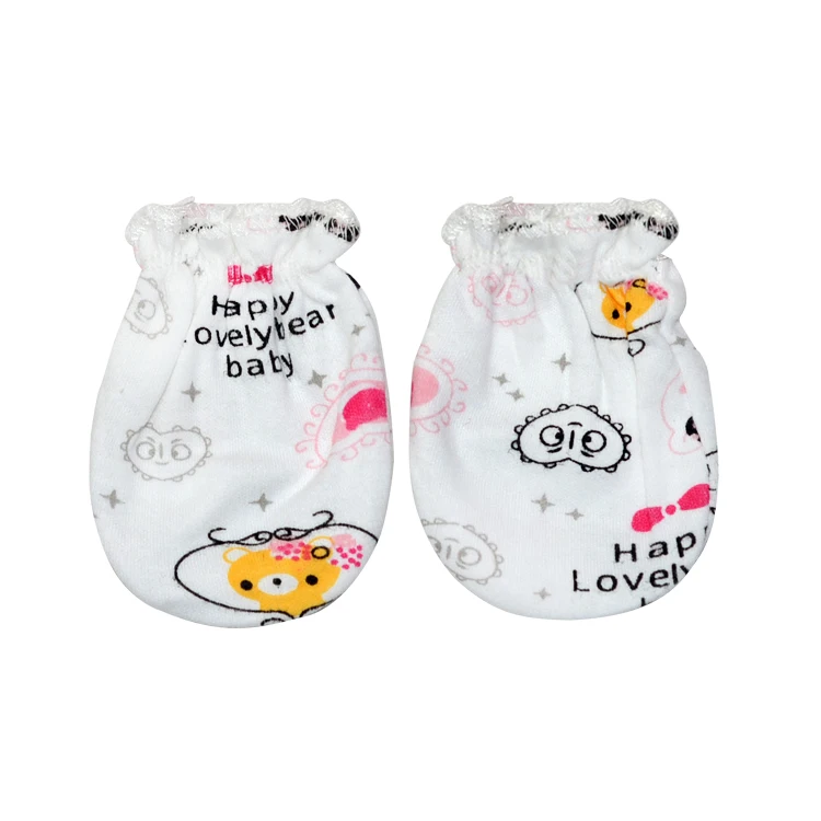 Лидер продаж, зимние перчатки для новорожденных, цветные варежки из 100% хлопка