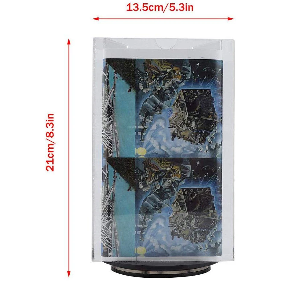 Acrylic Rotating Menu Holder - Customizable Display Stand