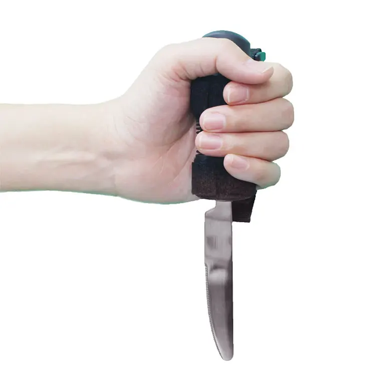 Hemiplegia Stroke Rehabilitation Cutlery Spoon Fork Knife Set Assisted Feeding Cutlery Disabled Person Finger Defect Plastic