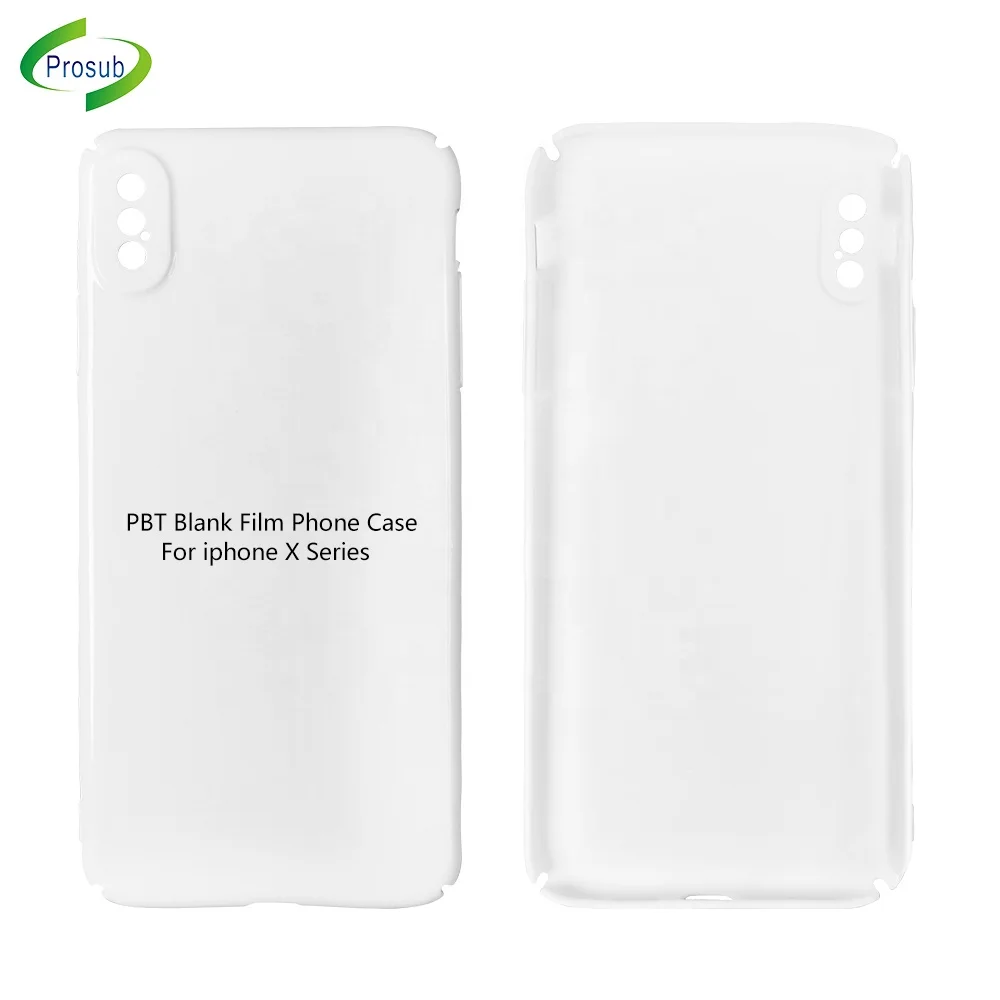 Prosub White Sublimation Phone Case 3D PBT Mobile Cover Sublimation Plain Cell Phone Cases for Iphone X XR XS Max