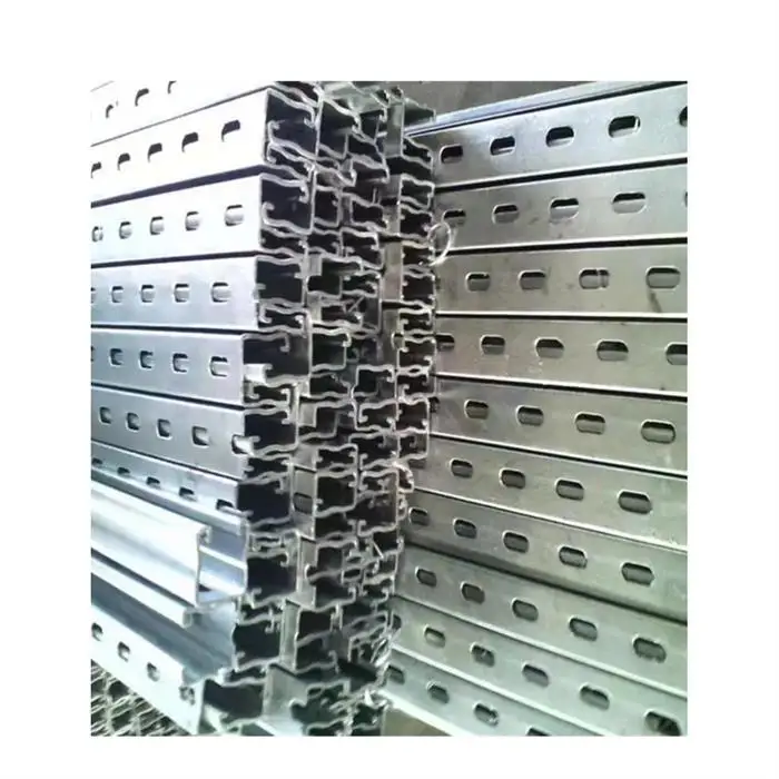 Galvanized steel Zm310 S350gd Unistrut 41x21mm light duty slotted ...