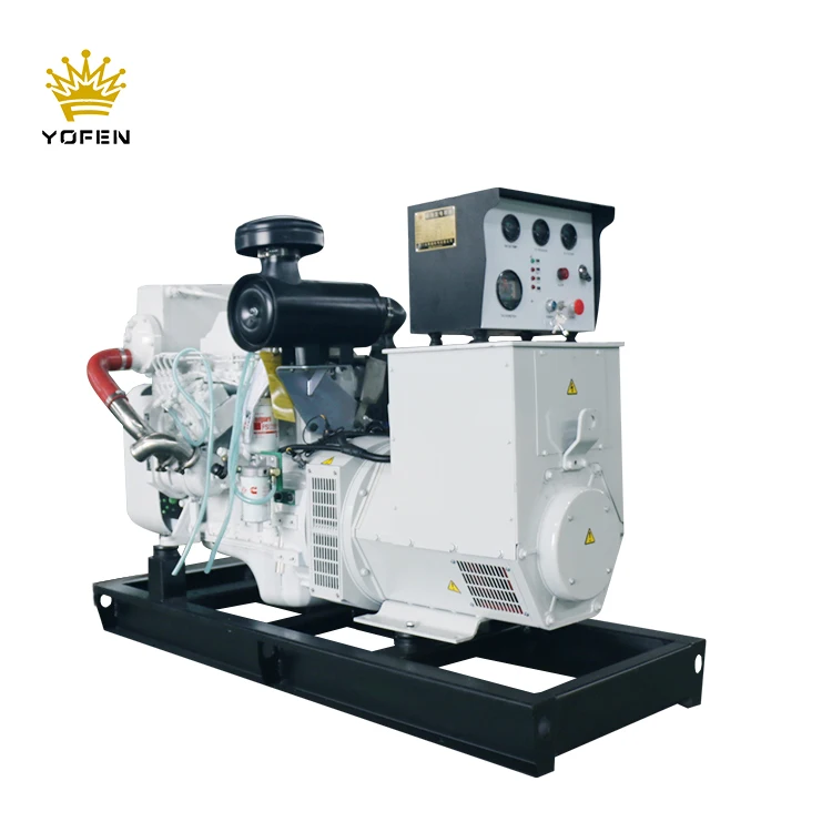 Marine Top Power Cummins Diesel Generator 10kw-100kw Waterproof 3-Phase 50Hz Single Marine Genset