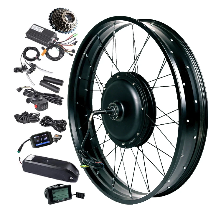 Boneng 36v 1000w E Bike Conversion Kit 250w-8000w Hub Motor Electric Bike  Kit with Battery