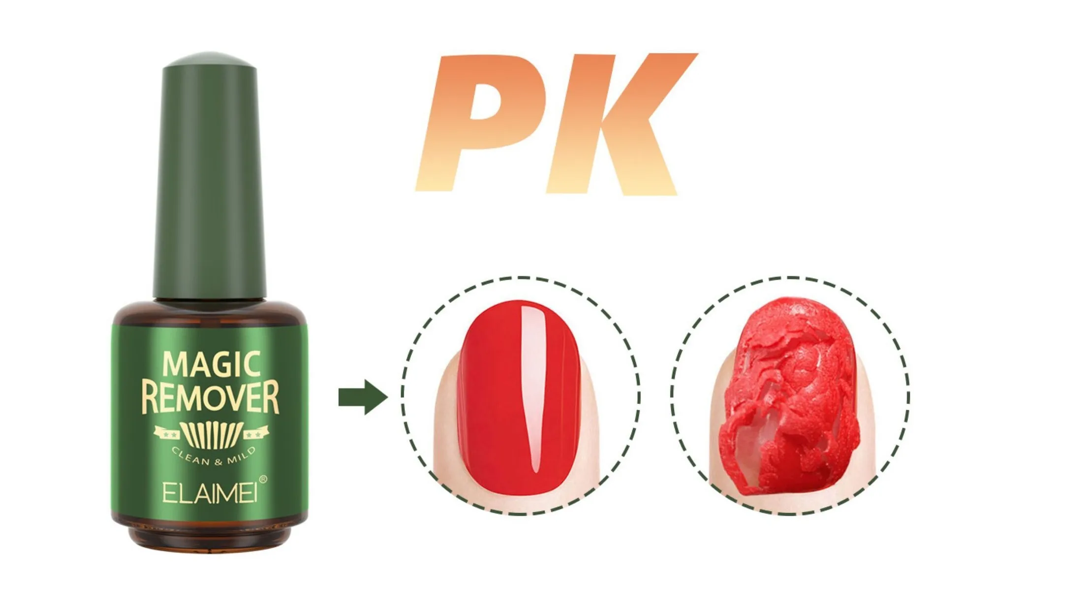 Super Popular Magic Nail Gel Remover Quick Safe Easy Soak Off Cleaner