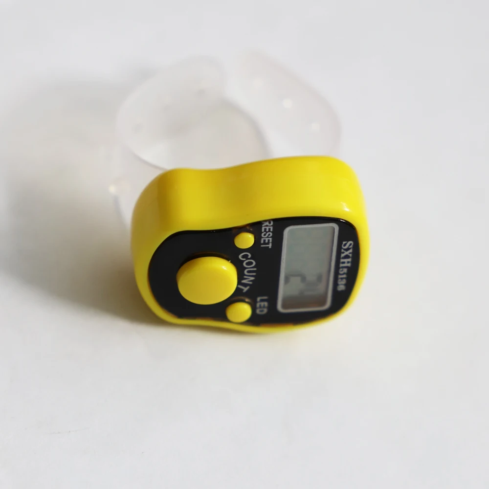 Мульти-Цвет Четки цифровой кольцо на руку Талли палец счетчики для мусульманской