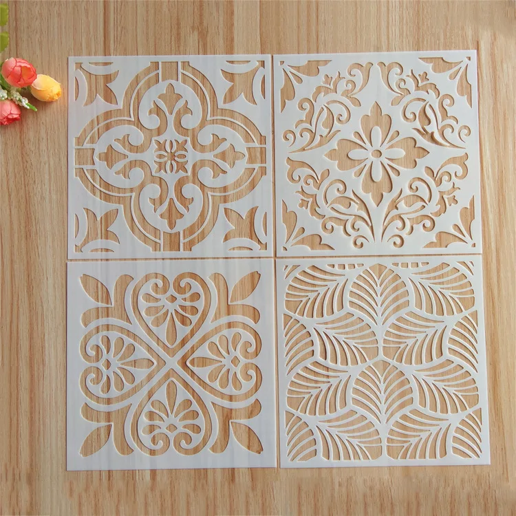 Custom Drawing Template Reusable Stencil Plastic Wall Painting ...