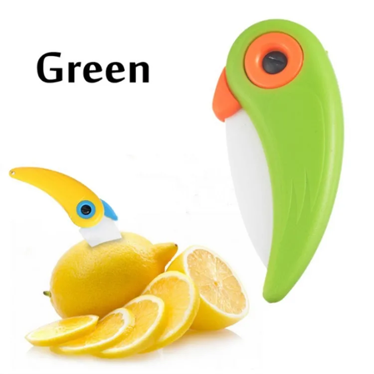 Mini Bird Ceramic Folding Fruit Knives