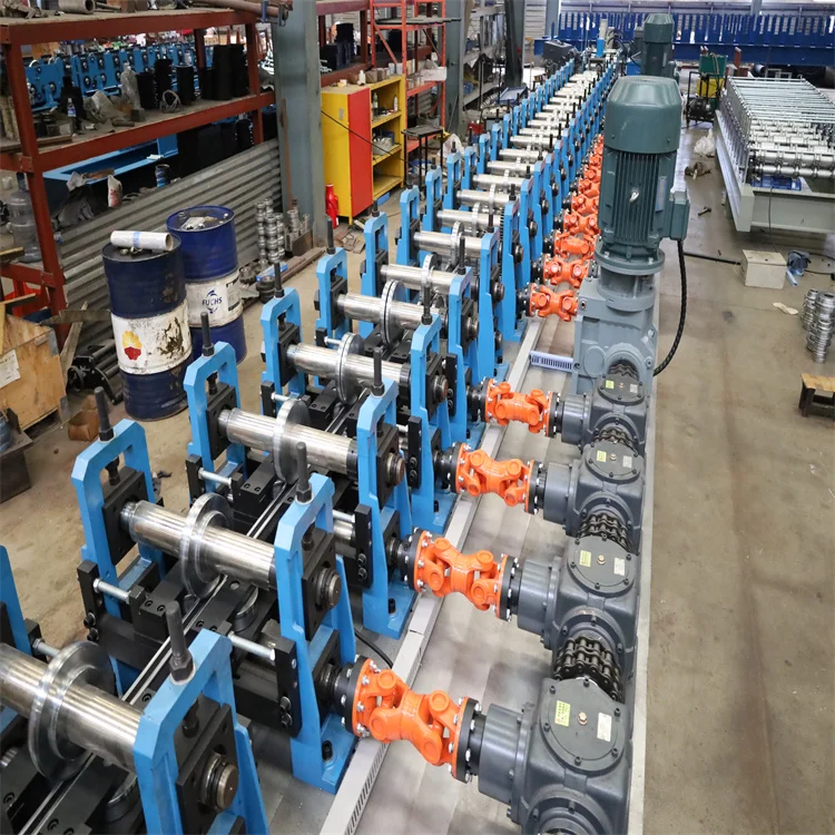 Automatic Multiple Size Slotted Strut Channel PV Photovoltaic Support Solar Panels Mounting Systems Bracket Roll Forming Machine
