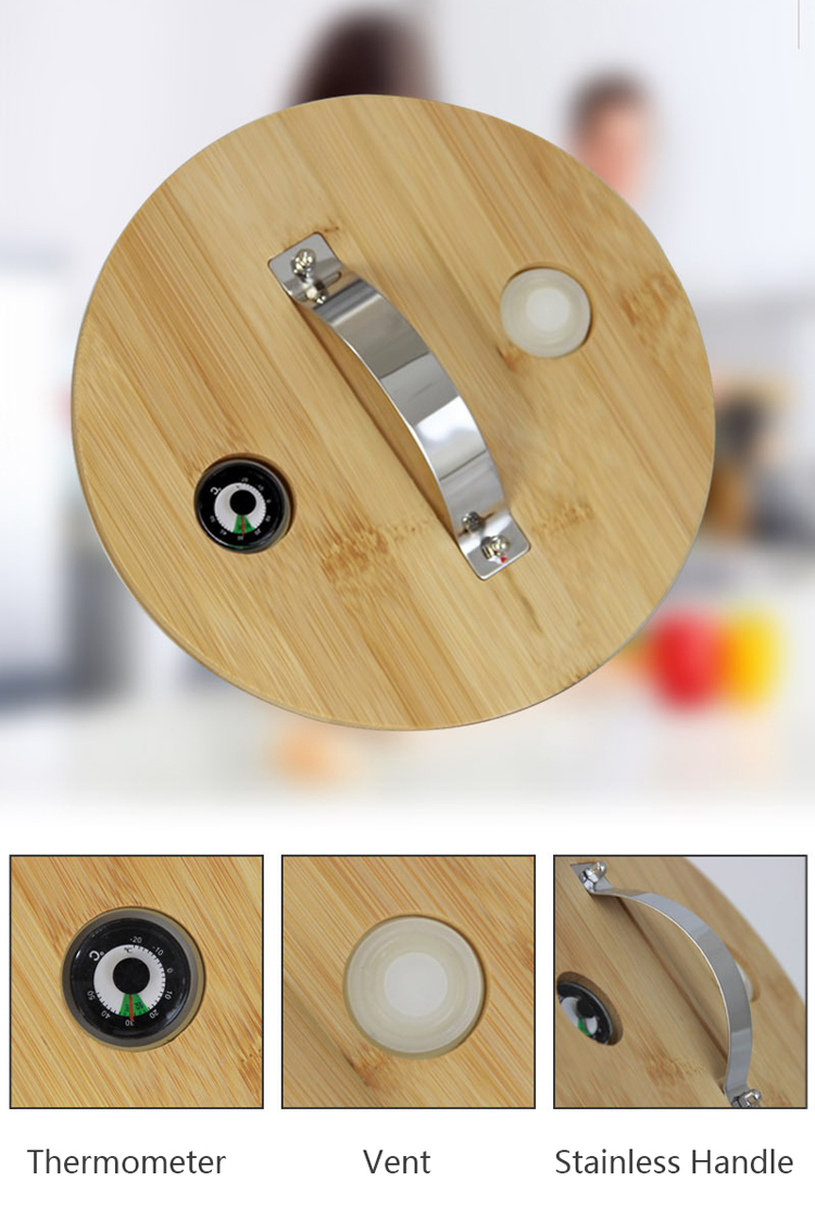 Measuring cup rice barrel kitchen grain storage barrel glass moisture-proof sealed pot food storage barrel.jpg