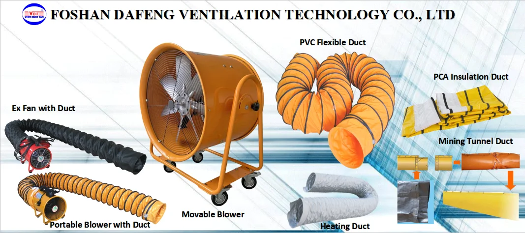 Flow Duct Fans, DFV, 14", 5M, PVC - detail 12