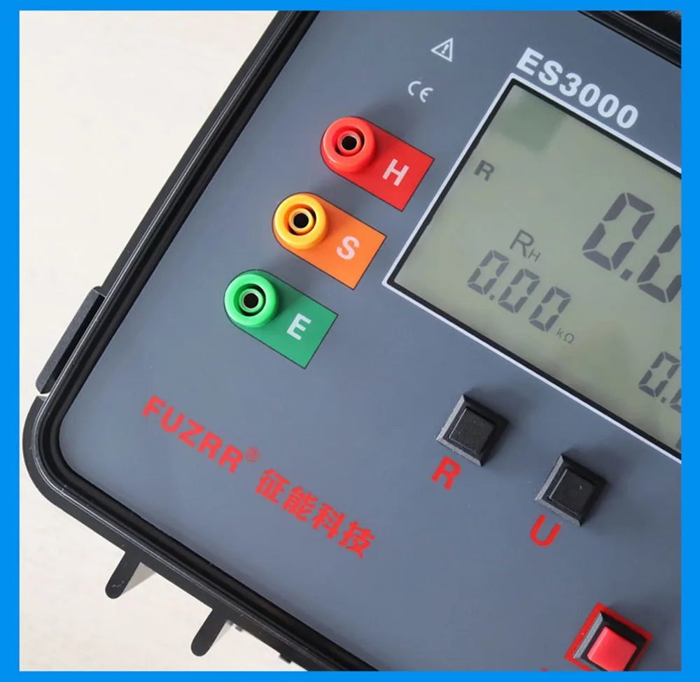 UNI-T UT521 Digital Insulation Earth Resistance Tester Data Hold Storage Current Ohm Ammeter LCD Backlight Low Voltage Display