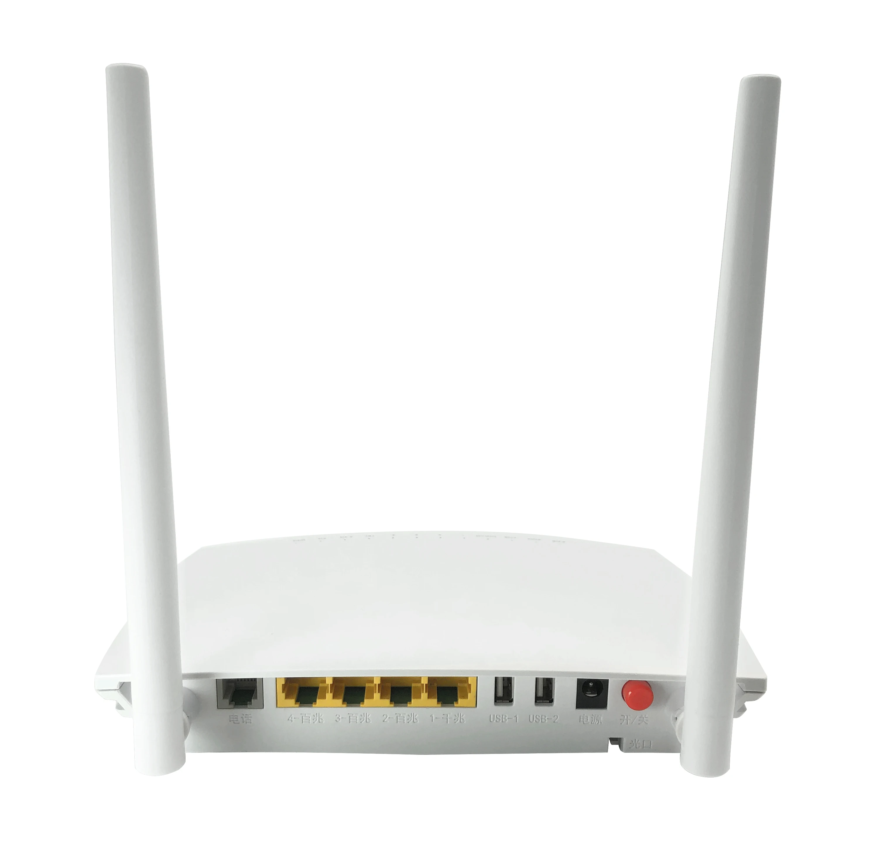 ZC-521 GPON ONU with 1GE + 3FE, 2.4G & 5G AC Dual Band WiFi for