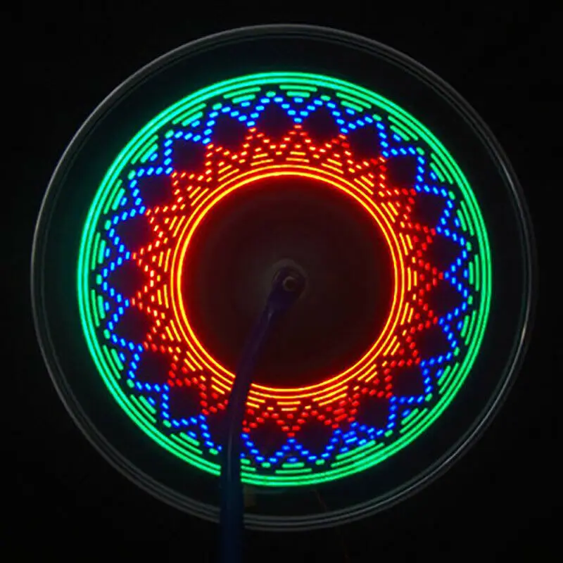 32 LED Flashing Colorful Bicycle Wheel Tire Spoke Signal Light for Bike Cool