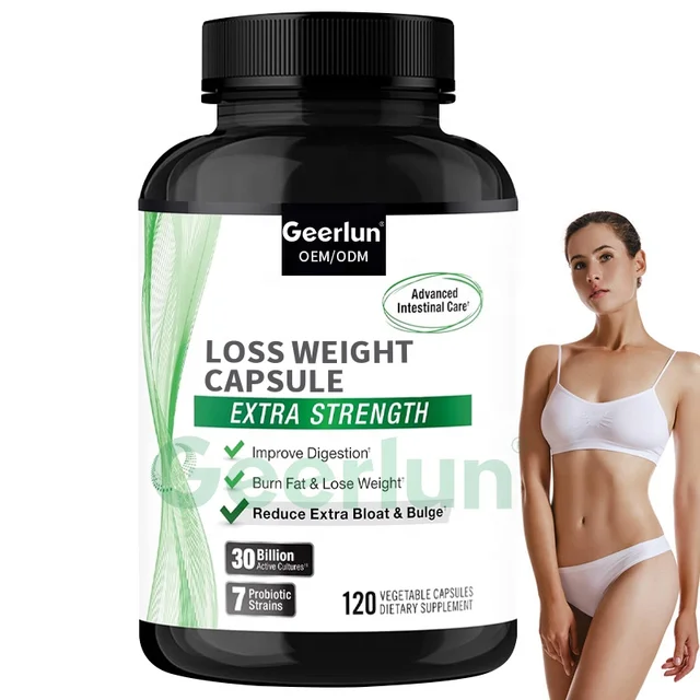 Loss Weight Capsules 15 Billion CFU Supplements Green Tea Extract Improve Digestion Slimming Capsules