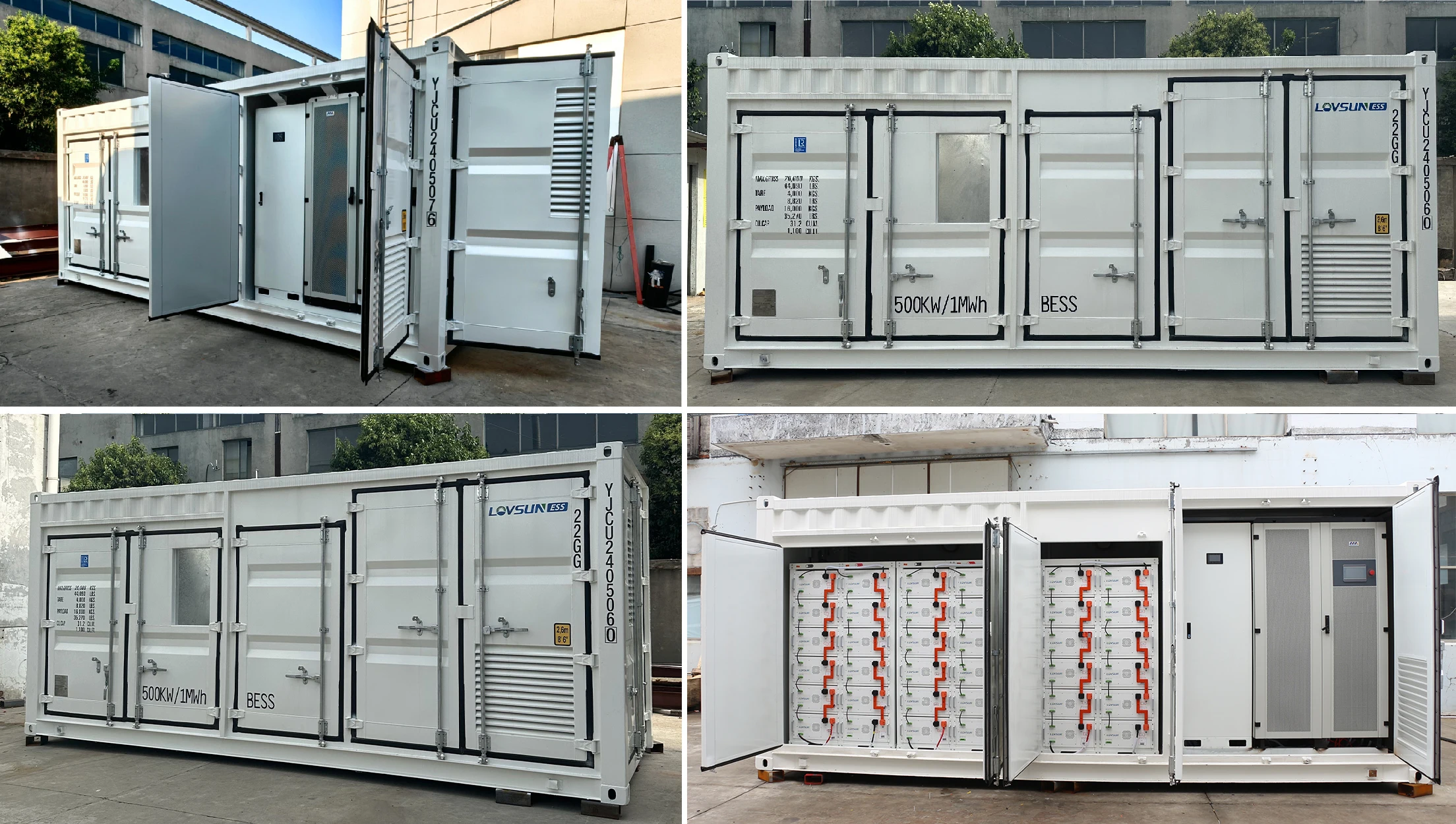 High Voltage 50kWh 100kWh 500kWh 1MWh LifePO4 Energy Storage Battery Pack With REPT LifePO4 Battery Cell supplier