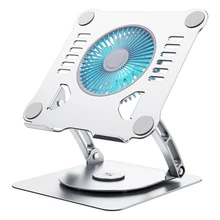 Folding Adjustable Aluminum Laptop Cooling Pads Laptop Cooler Laptop Stand With Cooling Fan