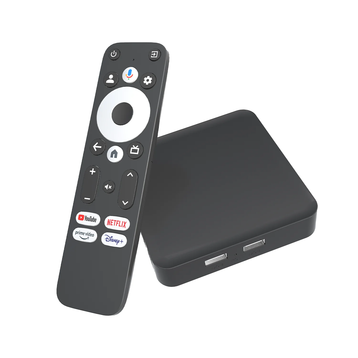 4K Google TV Box with Voice Control & H.265 Decoder, OEM
