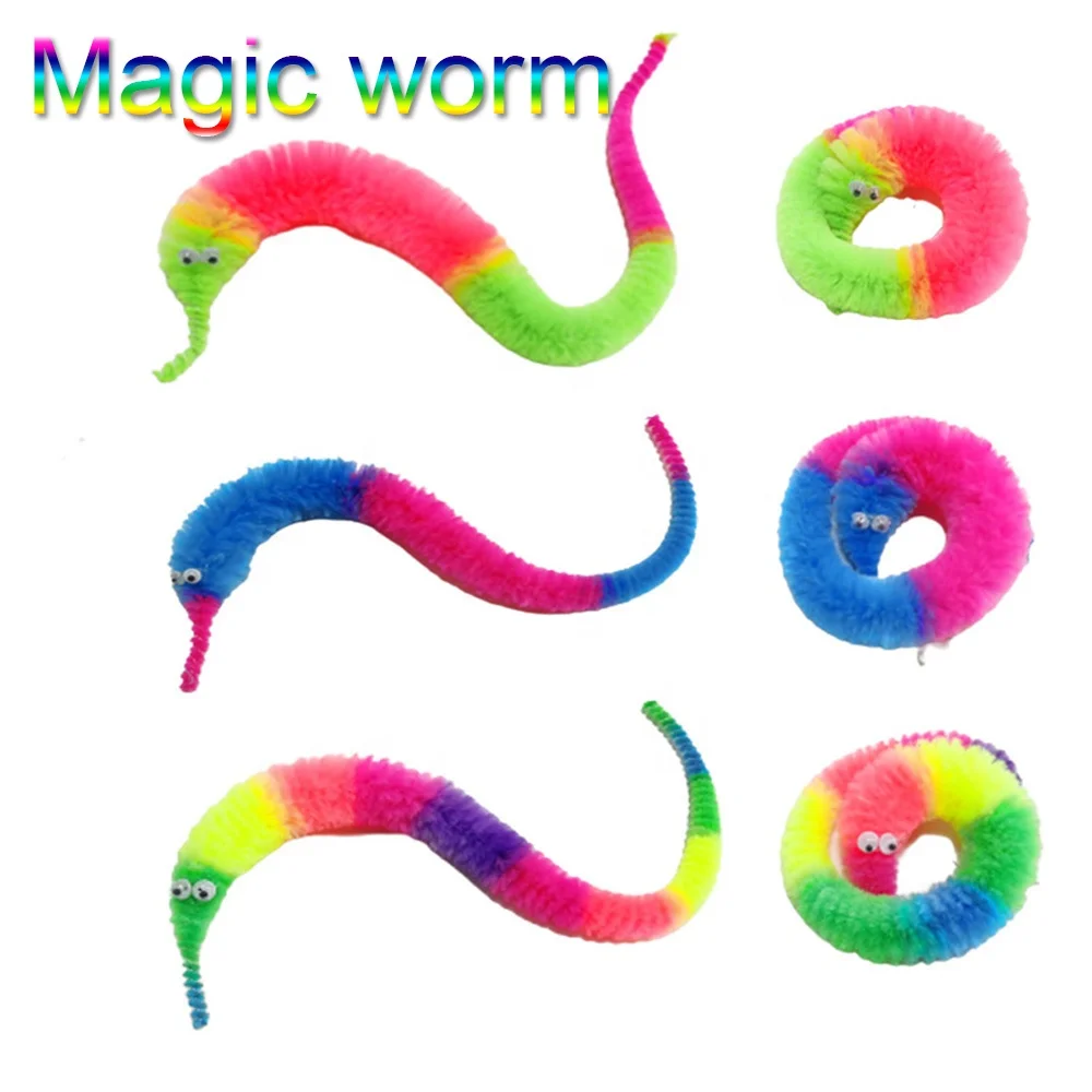 Рекламные игрушки Радужный цвет волшебный червь