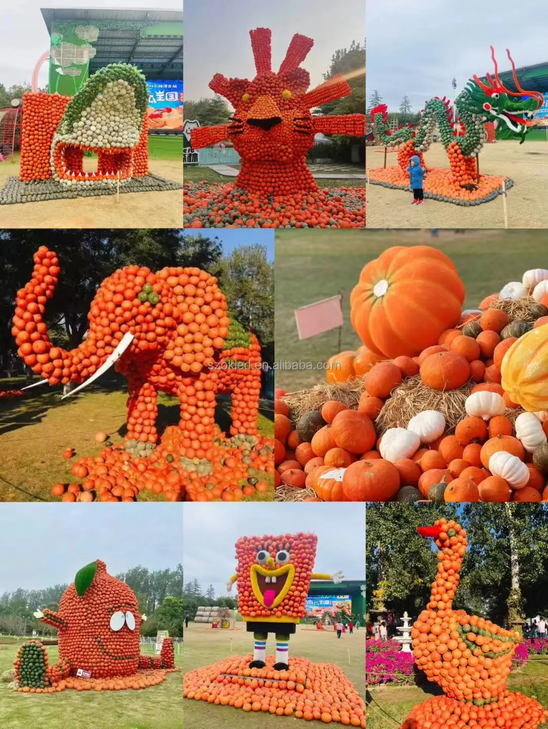 24 Mini Citrouilles En Résine Lumineuses - Décoration Halloween Et Automne - Pour Jardin, Table, Bricolage Festif