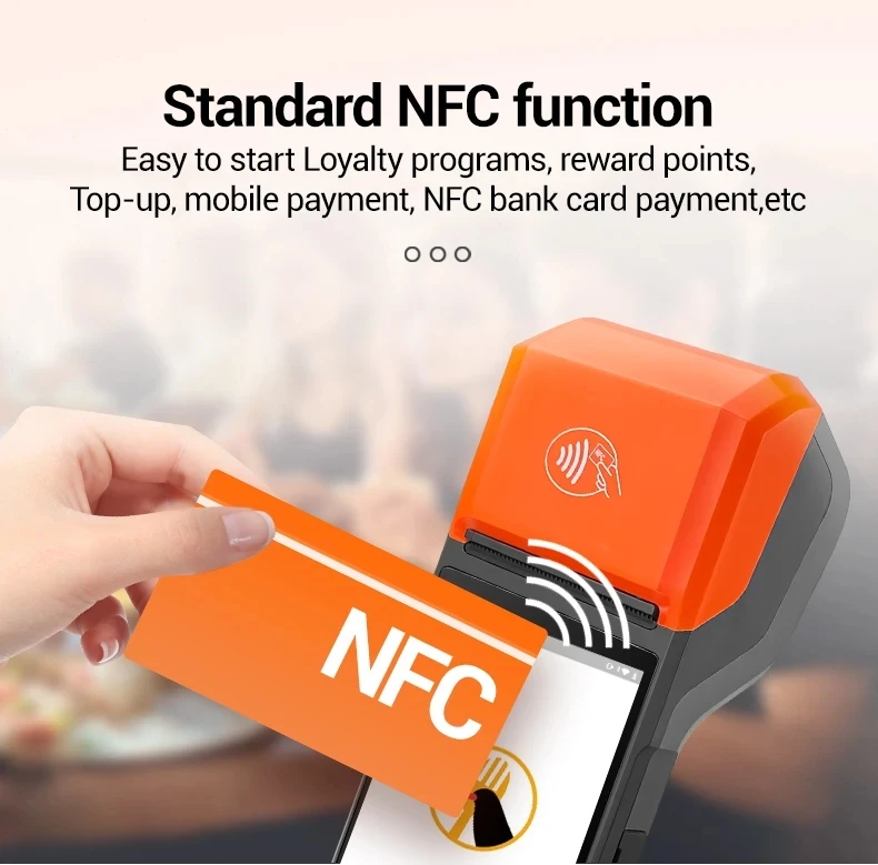 TOTALPOS Factory OEM H10 4G Handheld POS Barcode Scanner System Android 13 Mobile Pos Terminal Machine With 58mm Receipt Printer