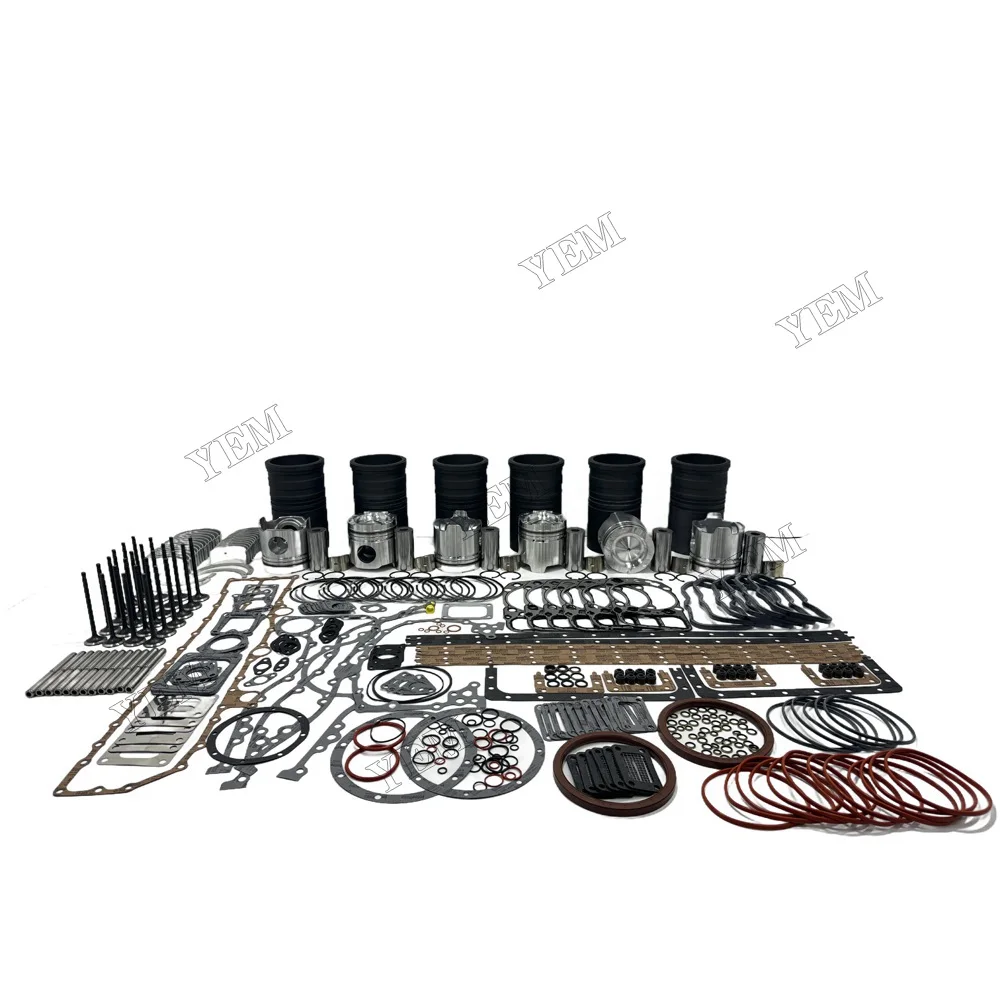 Overhaul Kit With Valves Fit for Mitsubishi S6A3 Engine 6