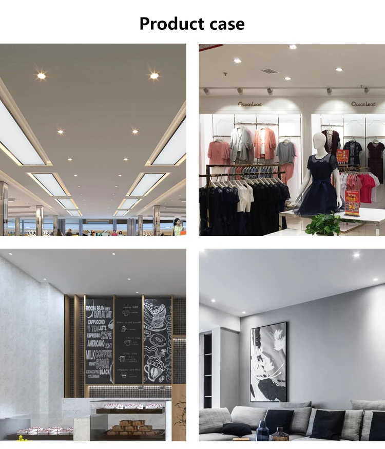 ALLWAY New Construction Modern Downlights Residence Office Commercial COB LED Down Lamp Light