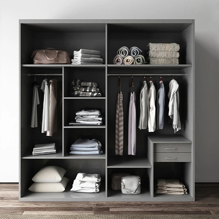 Modern Simple Wardrobe Closet Combination Designs Bedroom Furniture ...