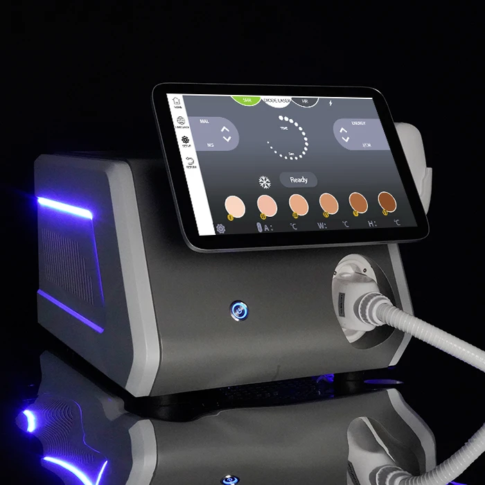 Approved Portable 808nm Diode Laser Permanent Hair Removal Machine 2000W Air Cooling Home Use UK Plug Spare Parts Repair