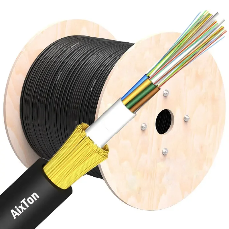 Ftth 4/6/8/12/24 Core Adss 48 Core Aerial Single Mode Fiber Optics Cables