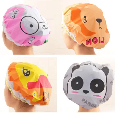 Неодноразовая Удобная шапочка для душа предотвращает намокание волос в душе многоразовая шапочка для ванны в отеле