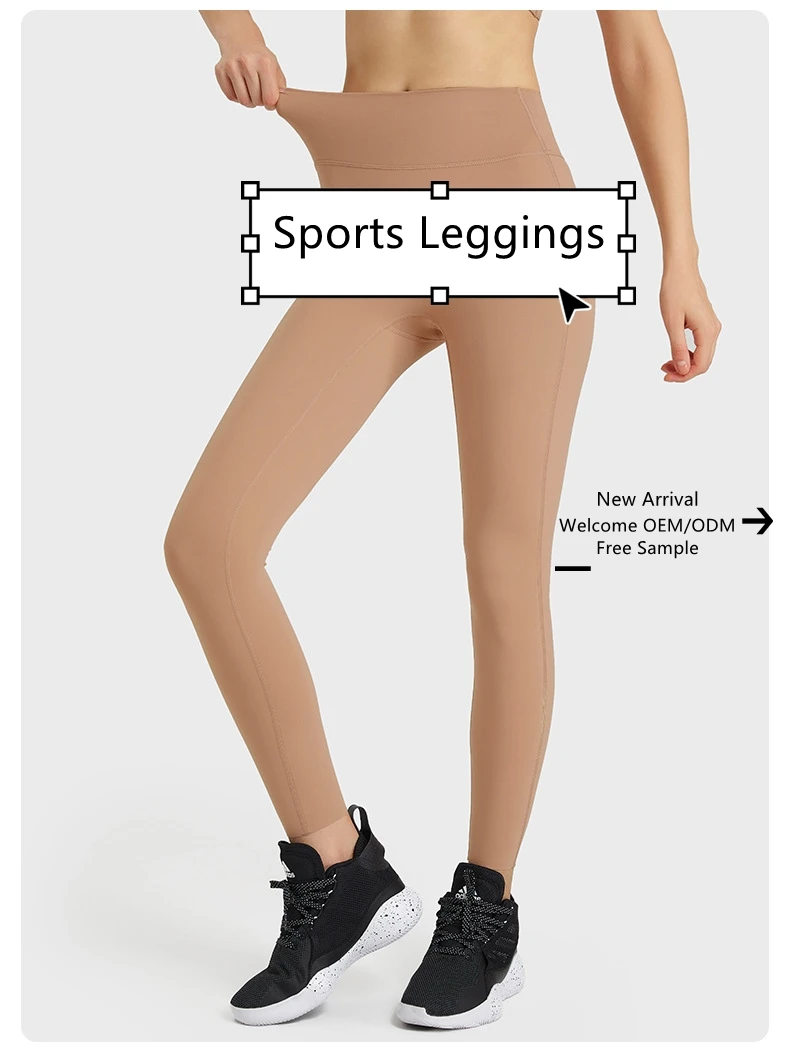 Xsunwing Wholesale Women Workout Running High Waist Stretch Pants