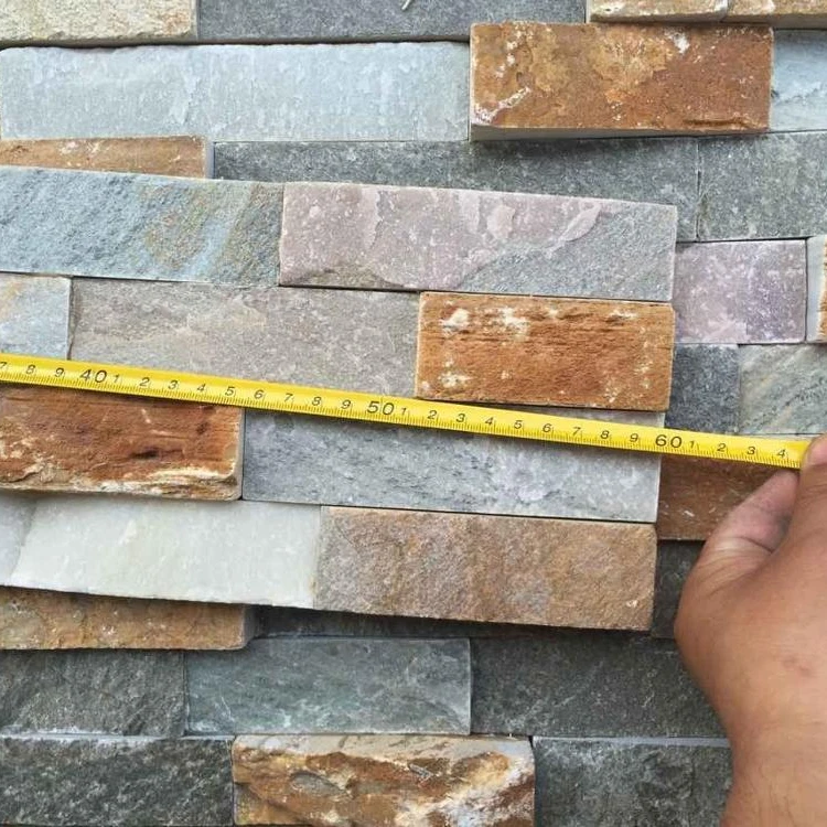 Yellow Quartzite Wall Cladding Stone for Bluding for Rattan Decorative Outdoor Stone Wall Tiles