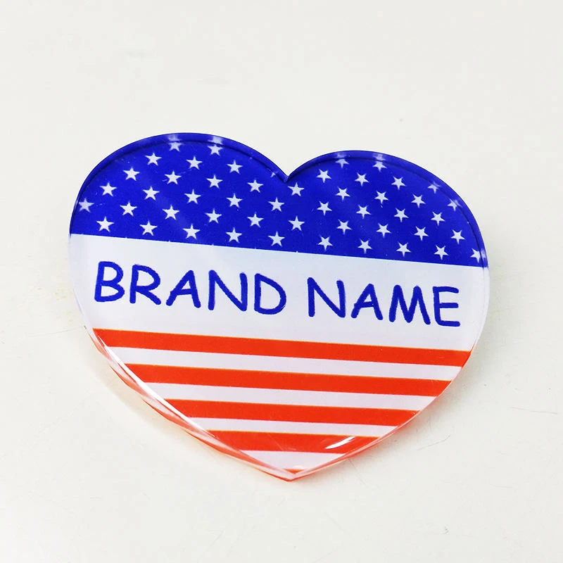 subli-forward blank acrylic name tag sublimation