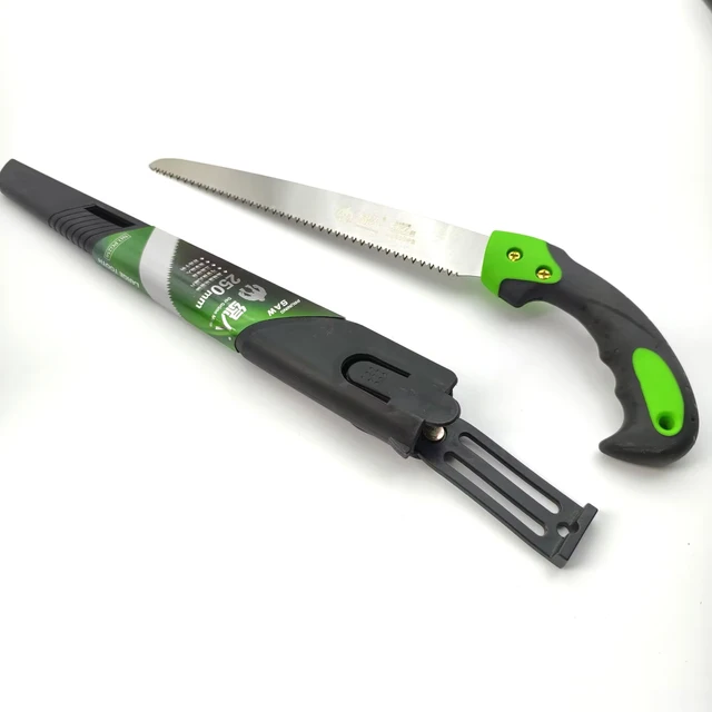 VERTAK Heavy Duty Industrial Grade Hand Pruning Saw Comfort Handle Folding Feature Efficient Tree Plant Shrub Wood Cutting