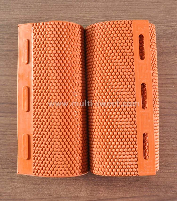 1set Apiculture Silicone Beeswax Honeycomb Mold Flexible Wax for Machine  Foundation Sheets Press Embosser Wax Nest Base Making
