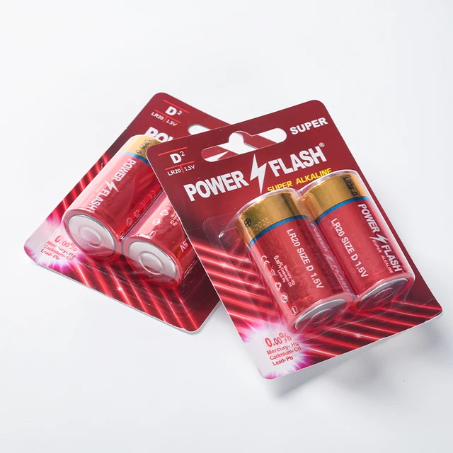 Hot Sale D Size AM1 Alkaline LR20 Batteries 1.5V