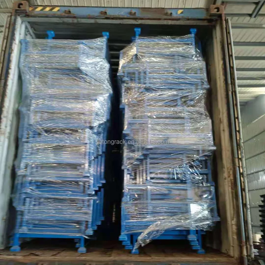 Portable Stacking Transporting Rack for Warehouse Storage