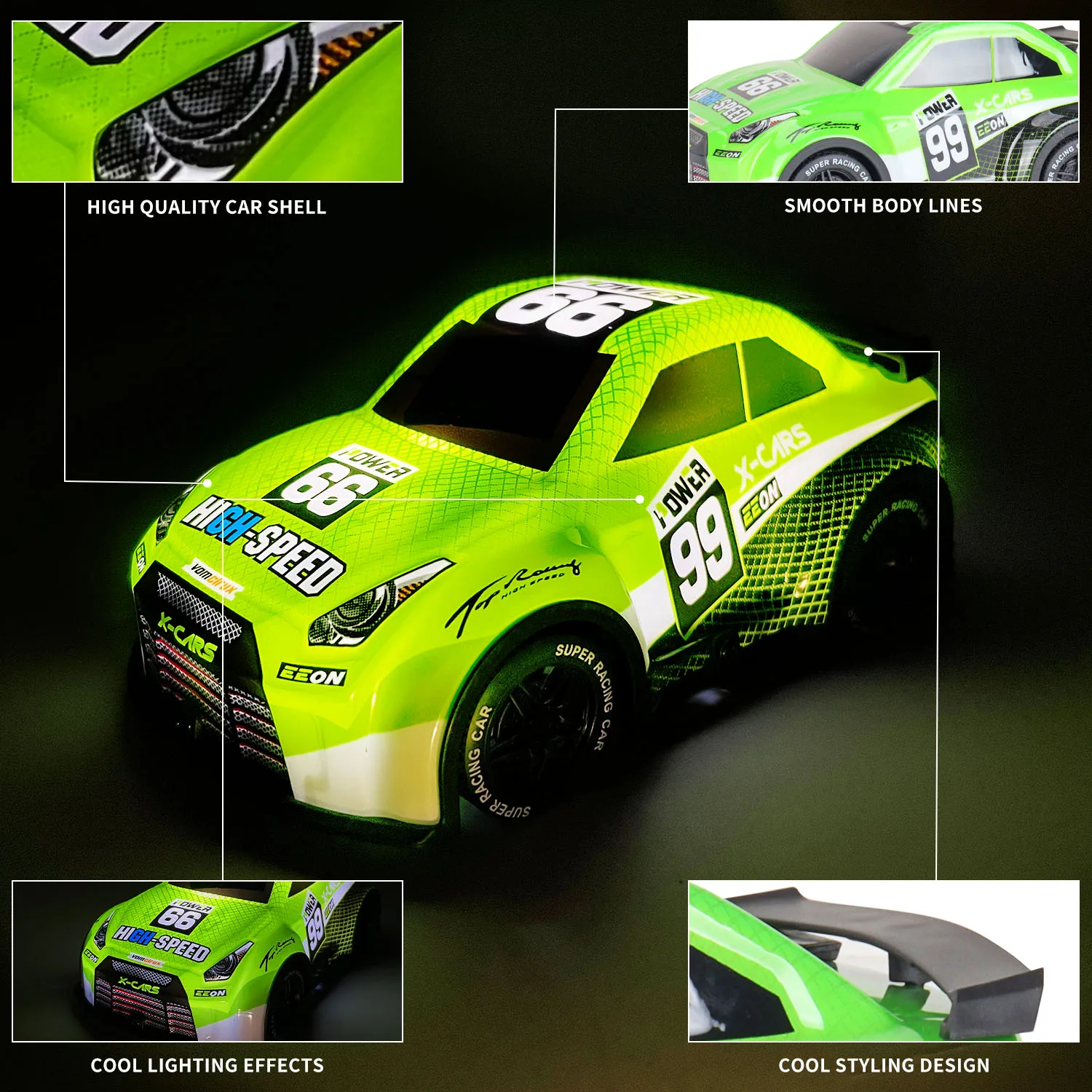 ミニカー AUTOTECH LITTLE HEAD Xtraction 1973 Datsun 240Z 3-car set | SCM117 | Auto World