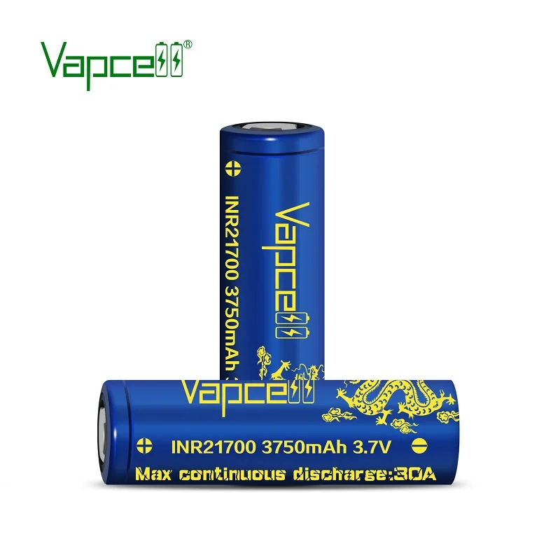 Test by Mooch and HKJ VAPCELL inr21700 3750mah 30A blue High capacity and high power battery for 21700 flashlight