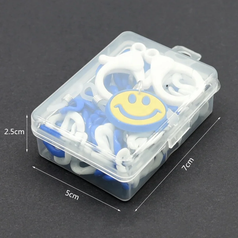 Очки для шеи и солнцезащитные очки глаз с улыбающимся очаровательным акриловым покрытием «сделай сам» аксессуары ручной работы очков Facemask двойного