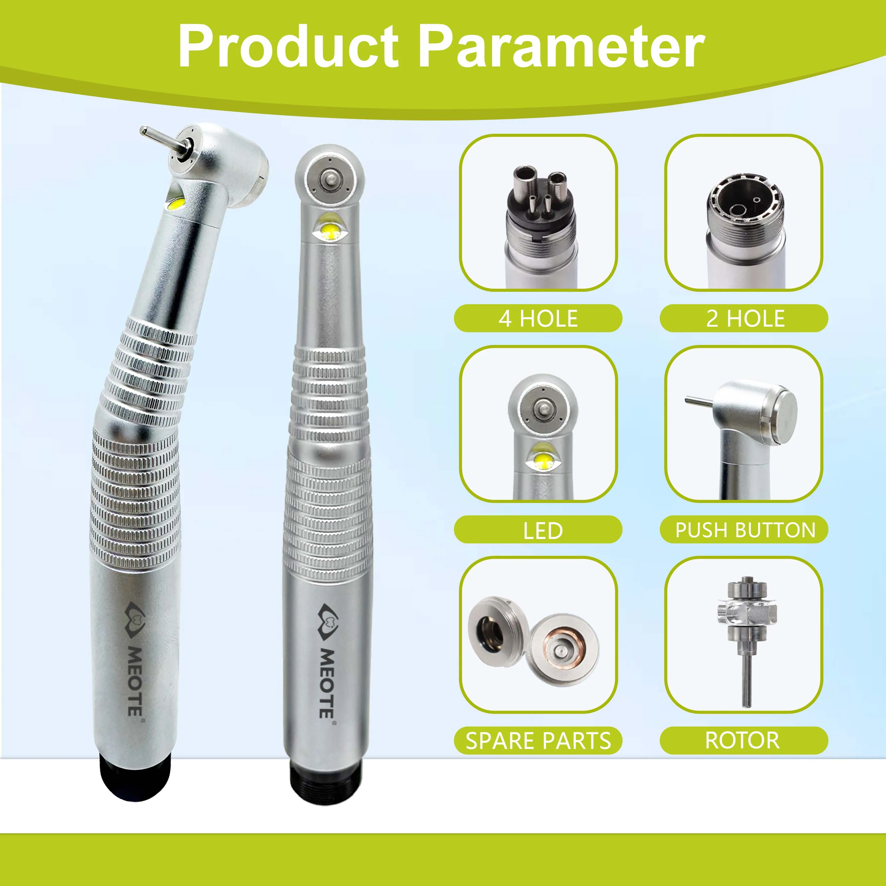 【美品】電磁パルス EMS 2ハンドピース 歯科用オリジナルEMSエアフロー ハンディ 2+ ハンドピース エア