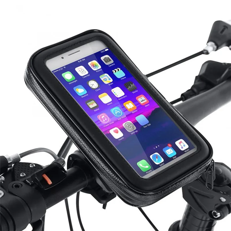 Bicycle Phone Holder Waterproof Case for Inch Phones