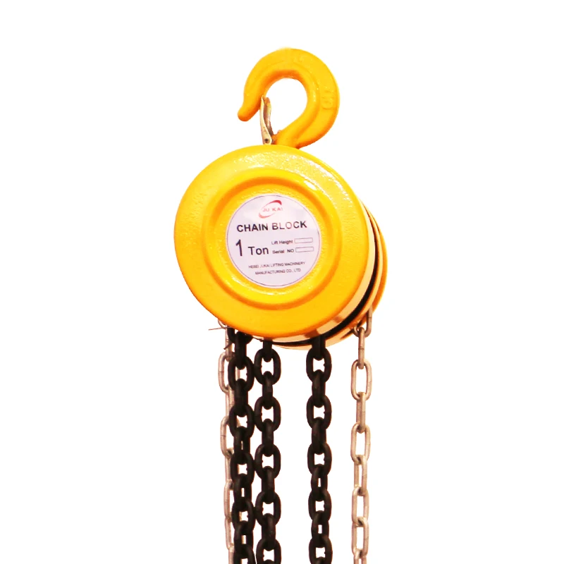 5 Ton  Hand Chain Block Construction Lift Hoist Lifting Pulling Positioning