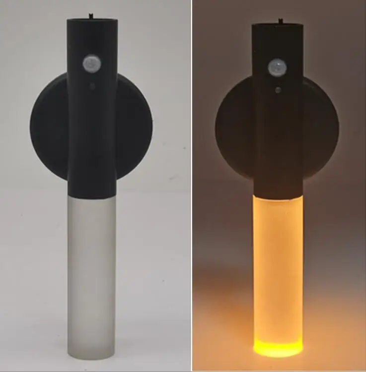 Многофункциональный беспроводной USB rechargeablem под кабинет PIR датчик движения со светодиодами для ночной свет для спальни домашнего освещения