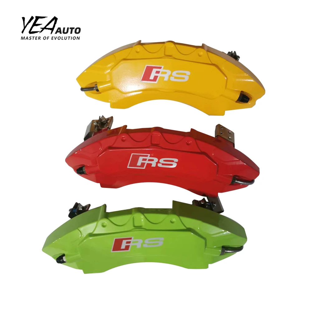 Car brake caliper protect 4pcs auto brake system for Audi A4 A5 A6 Q5 car calipers brake cover with logo sticker