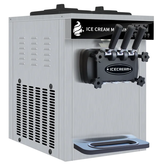 China Factories Best Selling Soft Ice Cream Machine 2000W 2400W 3000W Stainless Steel Body Computer Control
