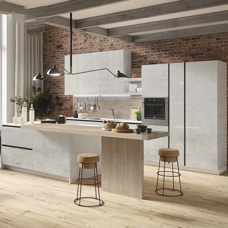 CBMmart Customized Modular Modern Lacquer Cabinets Kitchen Cabinet Design Accessories Cuisine