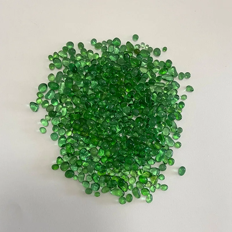 Wholesale Multiple Colors Round Glass Pebble Marbles Crystal Glass