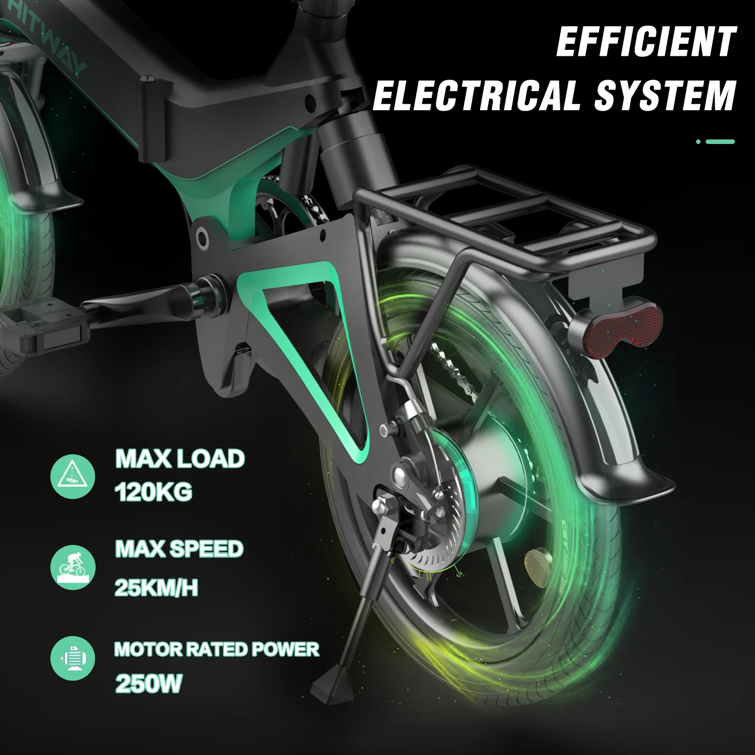 Magazzino Eu HITWAY BK2 36V Ebike batteria adulti City Bike pieghevole  Ebike per adulti bici elettrica